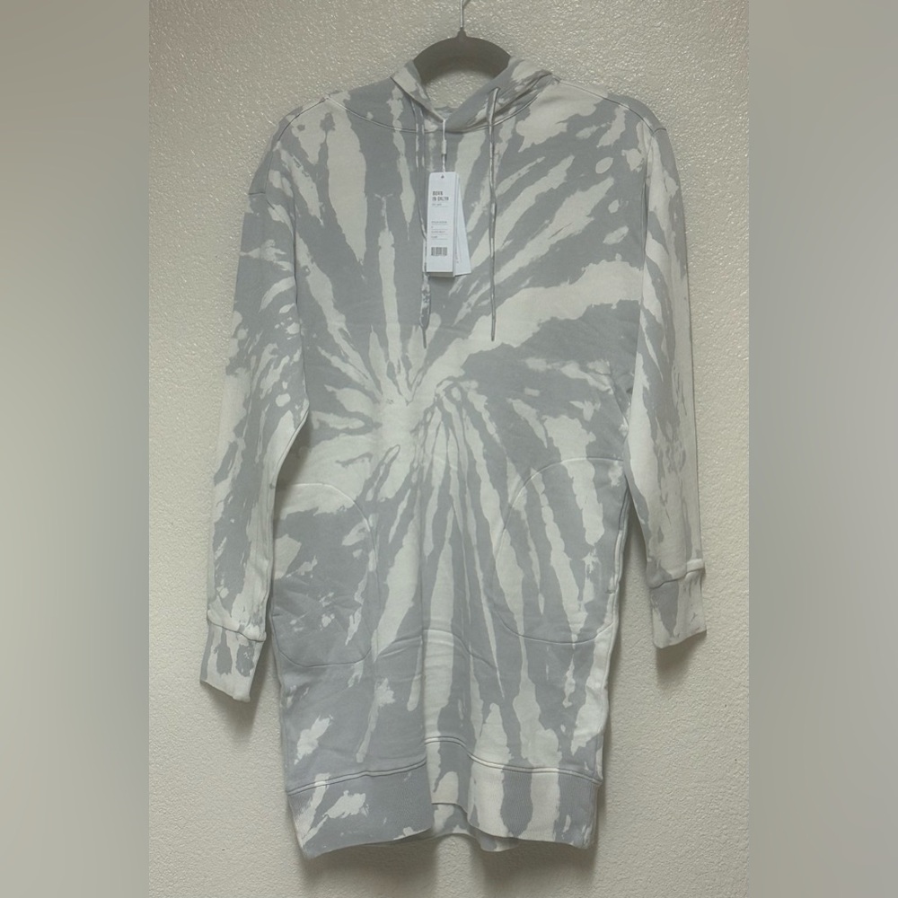NWT 525 America Cream and Gray Long Hoodie - Size Small MSRP $96